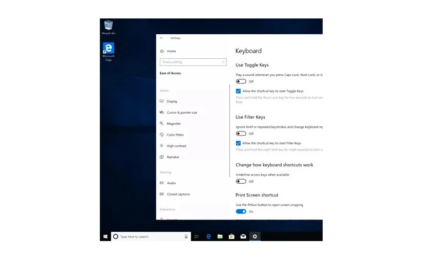 Снимки экрана Windows 10 Snip