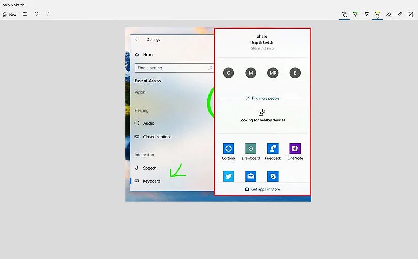 Снимки экрана Windows 10