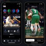 В новом приложении NBA представлено вертикально расположенные видео как в приложении TikTok