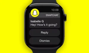 Snapchat появился в Apple Watch