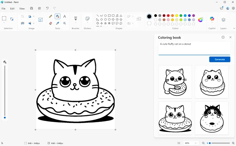 Microsoft Paint 11.2512.191.0