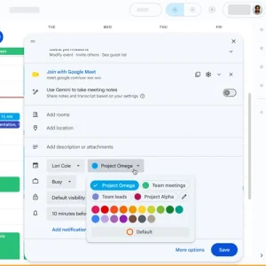 В Google Календарь появилось больше цветов для событий